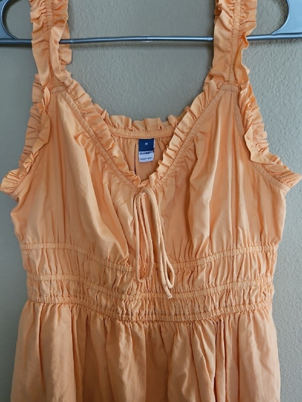 Orange/peach Midi Dress - Picture 2 of 4